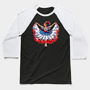 Puerto Rico Traditional Dancer Baseball T-Shirt